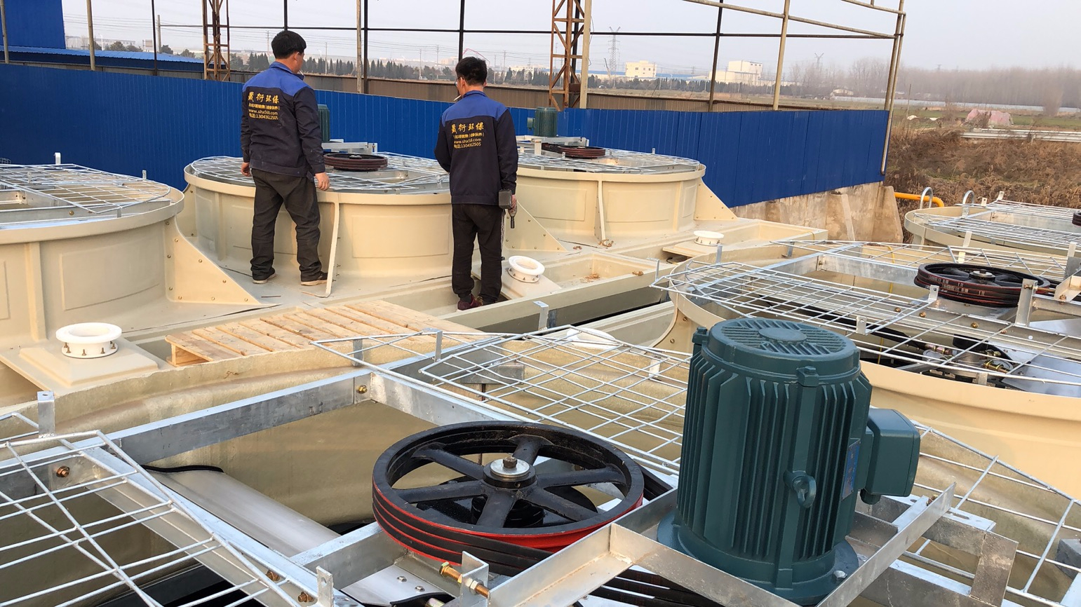 宁波冷却塔维修安装工程案例
